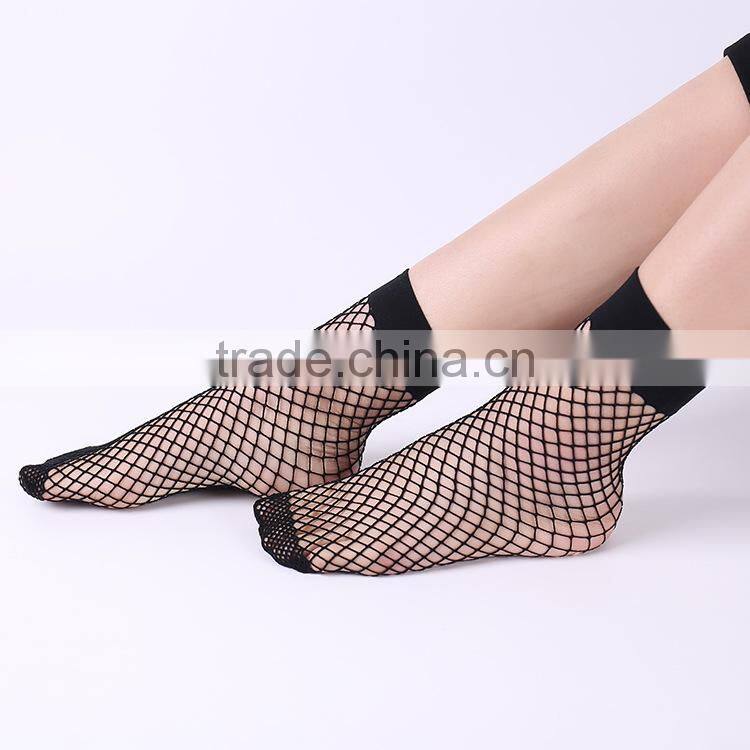 WS-22 Europe fashion Dress Sexy Bowknot Fishnet Socks Women/Ladies Lace Sox Students Meias Funny calcetines