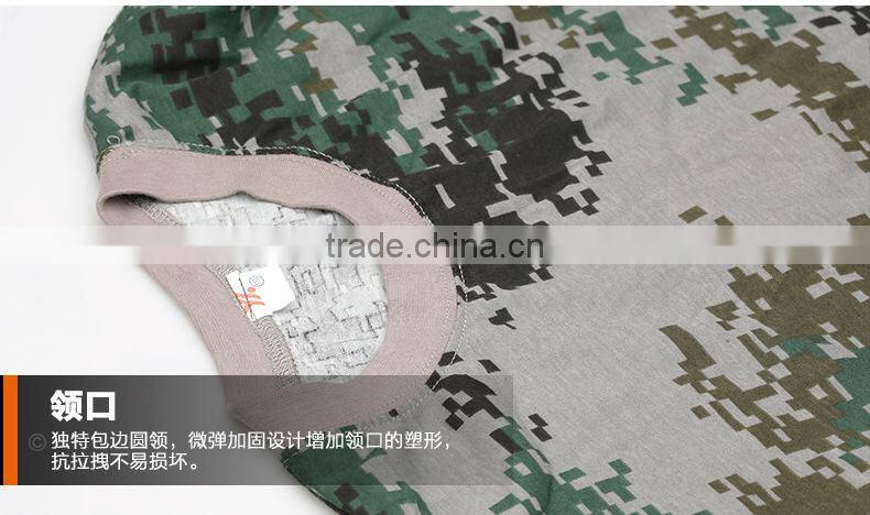 Fashion 2016 Man Casual Camouflage T-shirt Men Cotton Army Tactical Combat T Shirt Military Sport Camo Camp Mens T Shirts