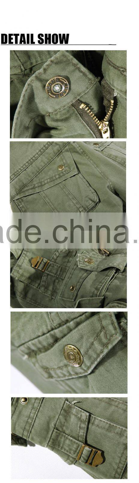 Hot sale economic unisex european style cargo work pants Plus Size Multi-pocket Overalls Trousers Men 6 Color (No Belt)