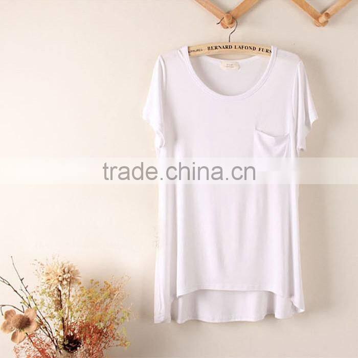 hot sell cool summer candy color modal blouse