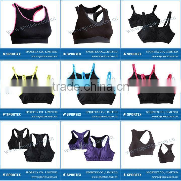 Functional Xiamen Sportex lady binding bra, sports bra for ladies, bra for ladies OEM#13119