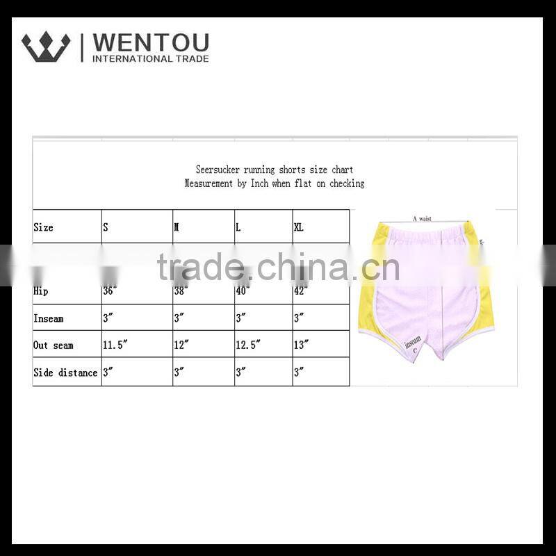 Preppy Monogram Seersucker Running Shorts