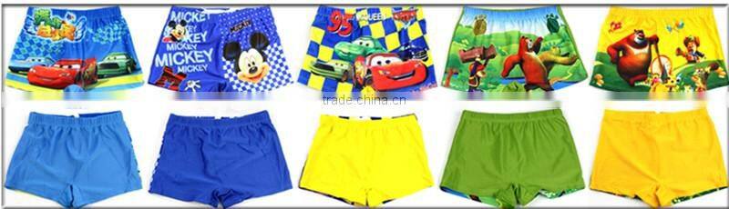 Kids Little Boys Cute Cartoon Bathing Swimming Beach Shorts Pants~Children's Swim Boxer Underwear Trunks~Accept Custom