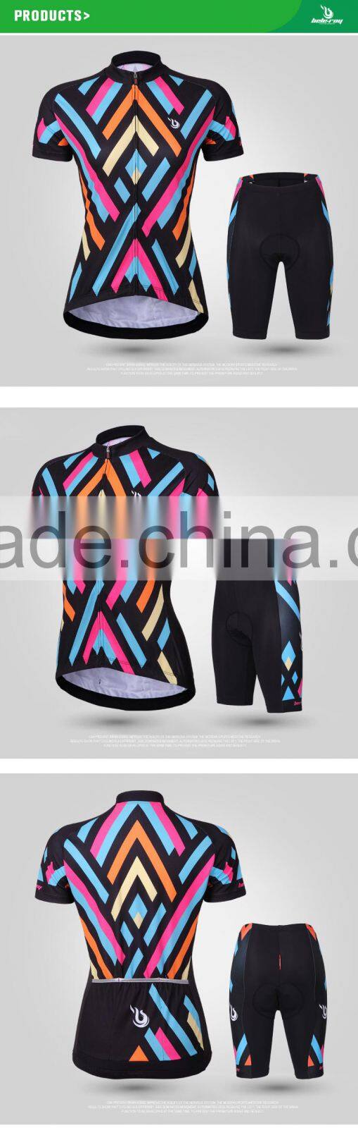 BEROY ladies uv resistance cycling wear set,custom cycling jerseys no minimum