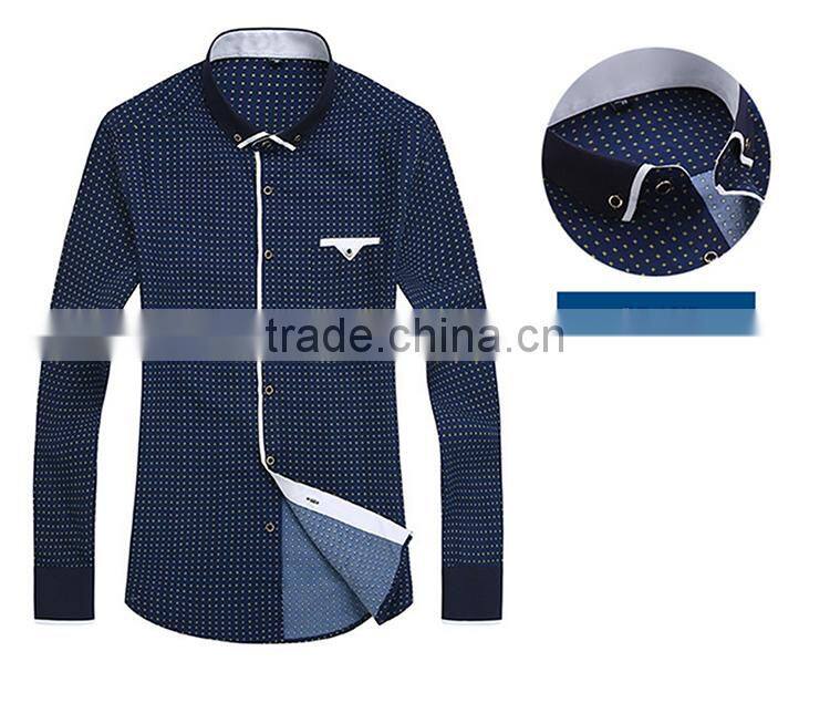 In stock alibaba china shirt manufacturer full size printing long sleeve fashionable fancy printed rounded hem cotton t-shirt