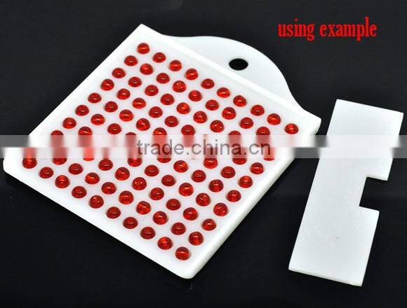 Jewelry Measure Tools White Plastic Bead Counter Set