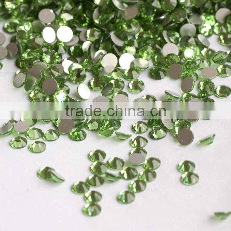 Hotsale glass rhinestones non hotfix rhinestone for wedding dress