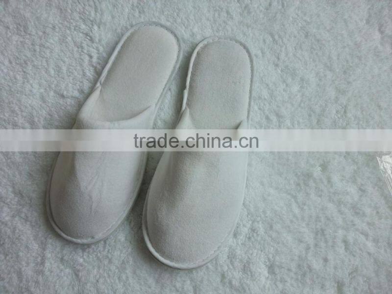 Terry open toe hotel slippers