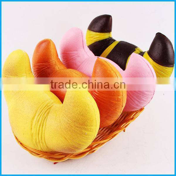 Hot selling PU soft slow rising squishy buns toys with EN71 certificate