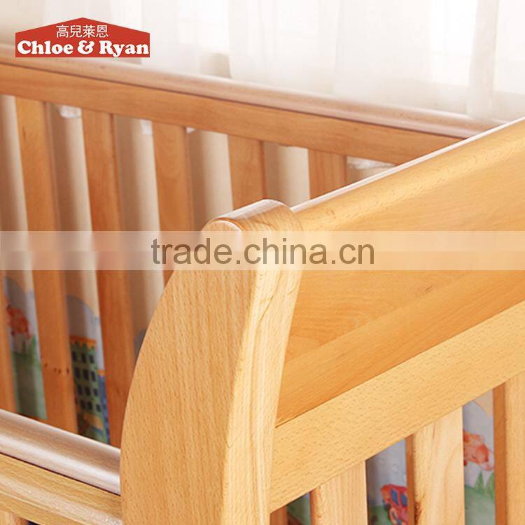 Safe& Eco-friendly Bamboo single baby bed ,baby cot/baby cribs