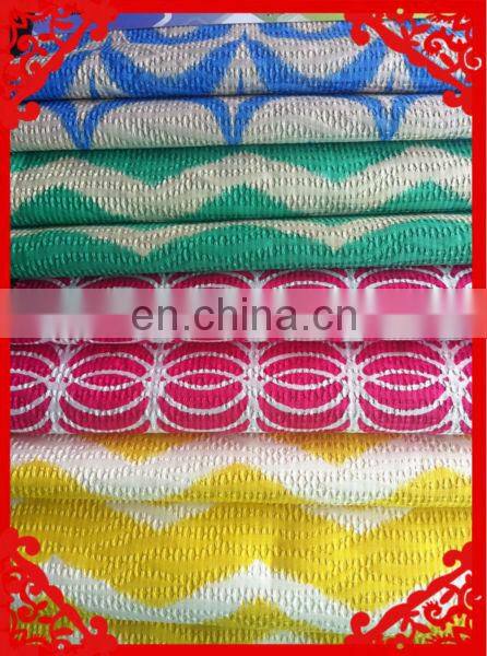 2014-2015 latest Italy design pattern dobby yarn dyed printed cotton fabrics