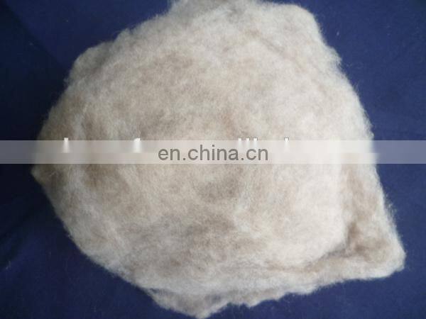 Chinese sheep wool natural white 18.5mic/32-34mm
