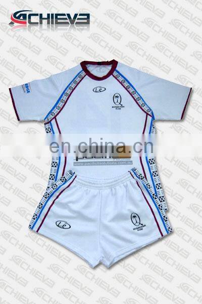 Sublimation England Black&white striped rugby top rugby union jerseys