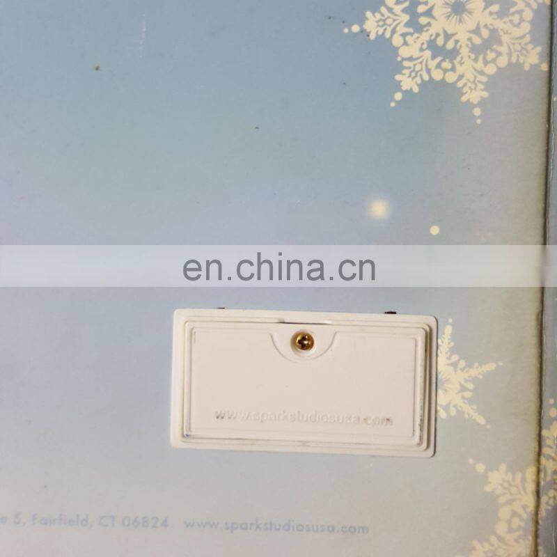 hot cake Push button or pull tab custom picture frame with led light