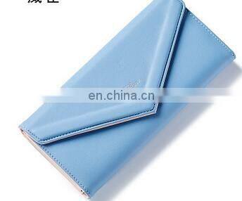 Fashion Envelope Women Wallet Multifunction Zipper Purse Phone Passport Cover Ladies Thin Wallet Coin Card Holder Purses Clutch