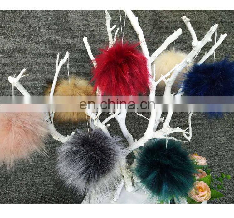 2017 Faux Fur Ball POMPOM Accessories