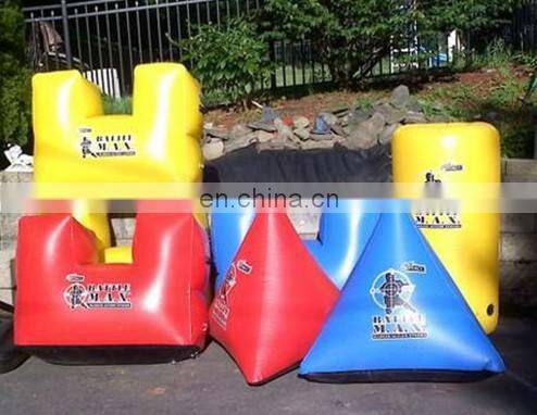 inflatable paintball bunkers/inflatable paintball arena