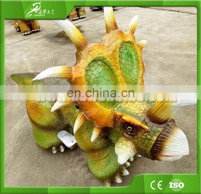 Kawah Rubber Material Animal Scooter Outdoor Attractive Coin Operated Dinosaur Rides For Sale