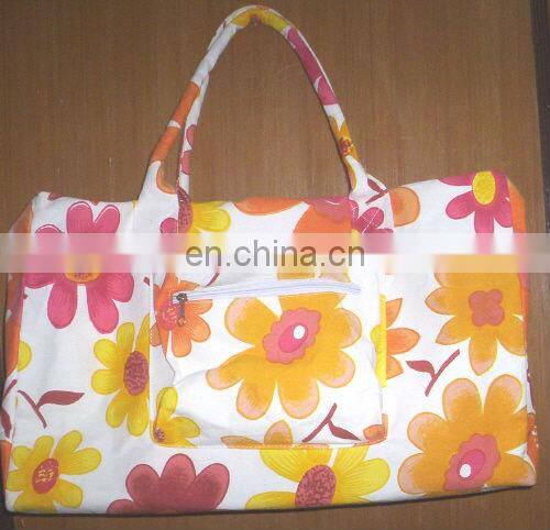 Cotton Canvas Printed Bag