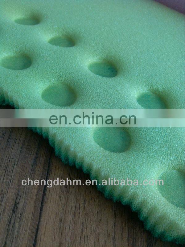 compressed pu foam coated with filter foam