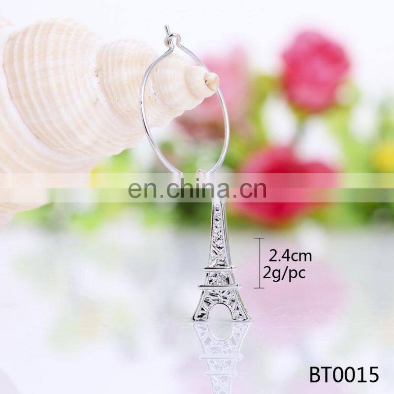 Product Description bulk engraved wine glass charms Wedding lead & nickel free glass wine charm