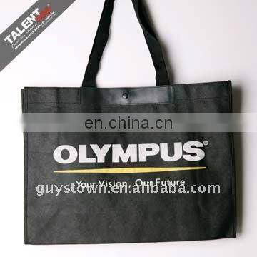 custom private printed brand name logo eco-friendly non woven promotional shopping bag