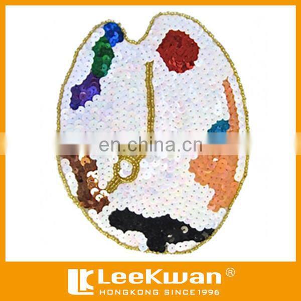 art patch embroidery custom/sequin embroidery designs applique