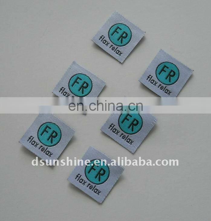 2014 hot sale iron on woven patch for jackets