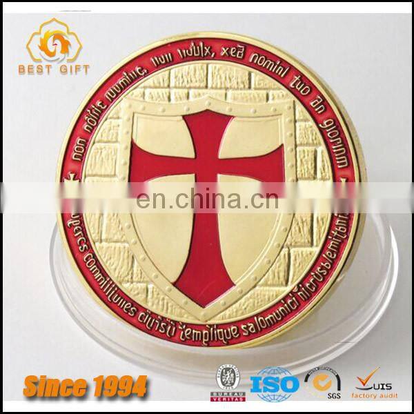 Professional Custom Hospital Doctor's Red Cross lapel pin badge