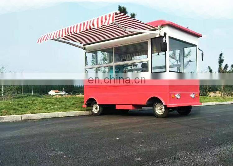 street mobile food cart chinese hot dog cart electric fast food truck