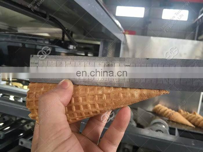 Commercial Ice Cream Snow Cone Making Equipment Machinery Sugar Cone Baking Machine Price