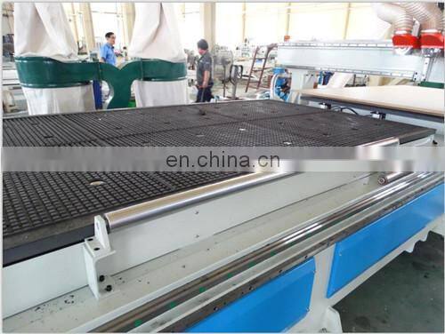 Factory cnc router machine with double working position and wood working industry