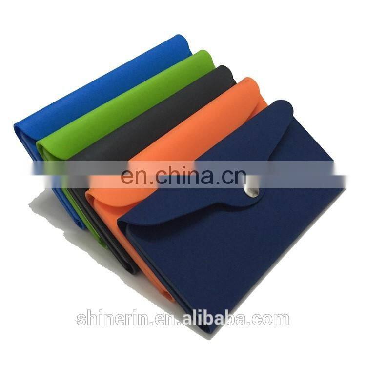 New Arriving Custom Silicone Card Holder Wallet Promotional Foldable Fashion Women Purse