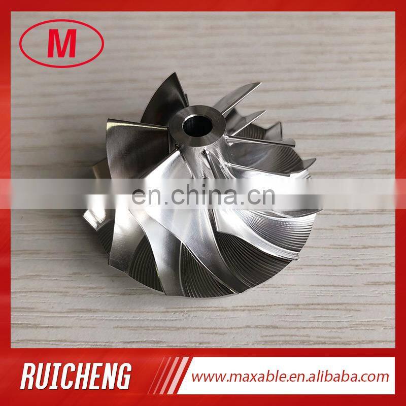GT15-25 6+6 blades 34.10/46.00mm high performance turbo milling/aluminum 2618/billet compressor wheel for 737686-0002/767686-000
