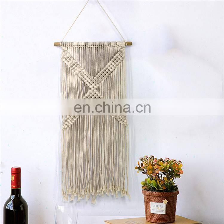 Modern Tribal Ethnic Embroidered Handmade Cotton Wall Decor Tapestry