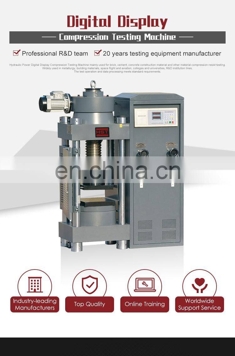 YES-2000D 2000KN Digital Brick Cement Concrete Compressive Strength Testing Machine