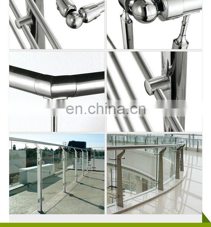Stainless steel 304 wrought iron handrails outdoor stairs