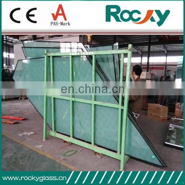 bullet proof tempered glass for bank doors and wall