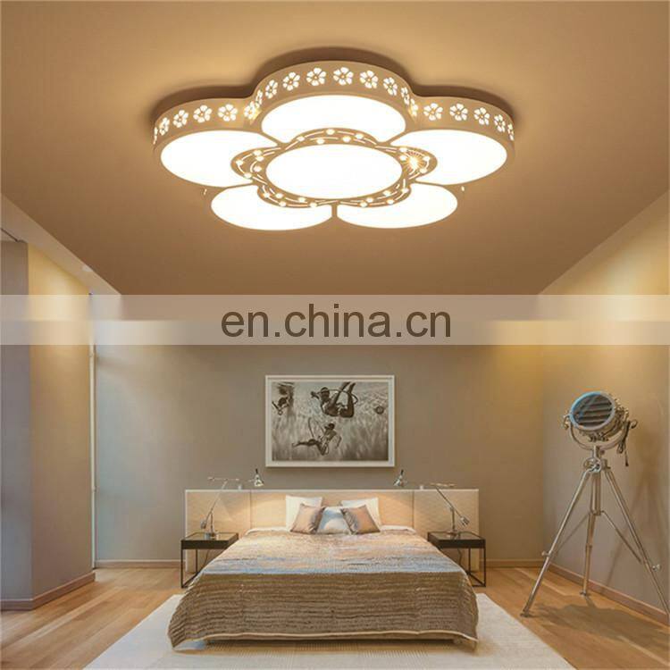 Bedroom lights romantic ceiling lighting flowers creative wedding room