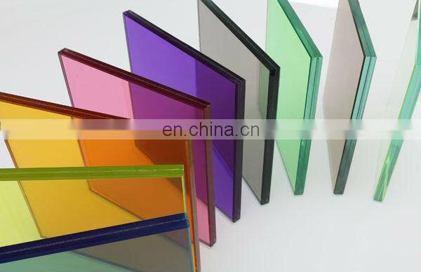 Competitive price high security 12.76mm skylight tempered laminated glass roof panels