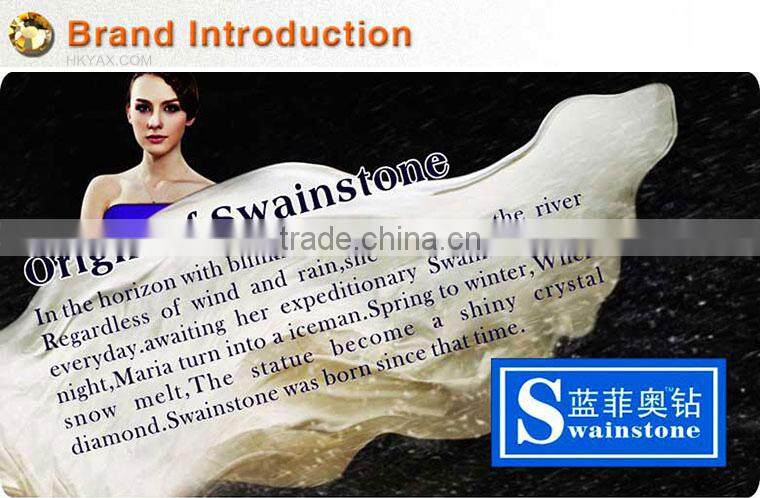 Y1119 Swainstone brand crystal AB hot fix stone;china hotfix stone factory;wholesale shop wedding dress hot fix stone