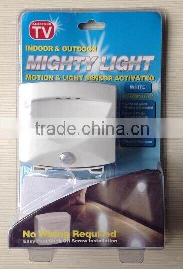 Indoor motion sensor day night light