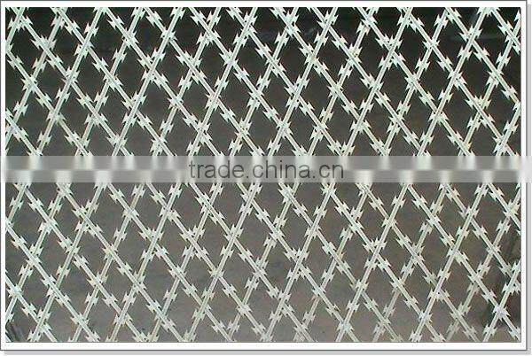 galvanized flat razor barbed wire