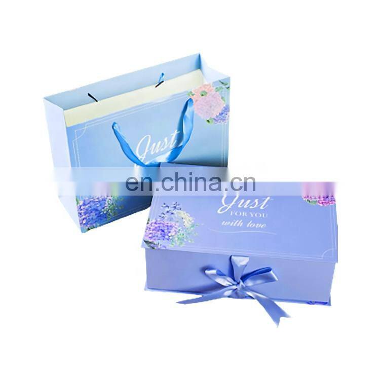 flower charm cosmetic gift printed wig big box packaging custom logo for lashes with window