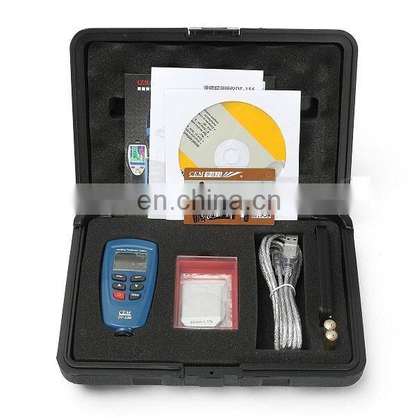 CEM DT-156 Professional Digital Paint Coating Thickness Tester Meter Gauge Kit