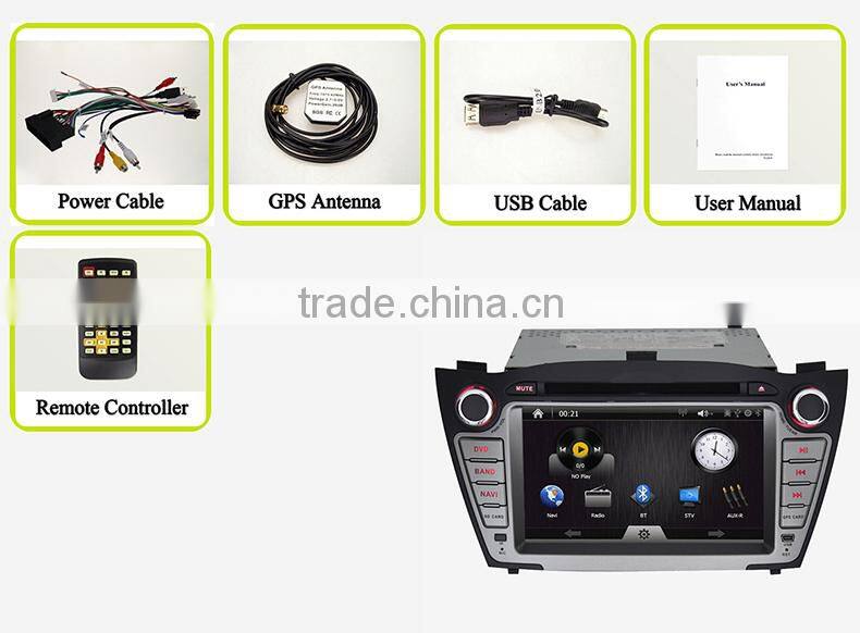 Car DVD GPS for Hyundai IX35 2010-2013 CANBUS Radio DVD BT TV RDS SWC iPod WIFI 3G USB/SD MP3/MP4 Touch Screen Phonebook AUX IN