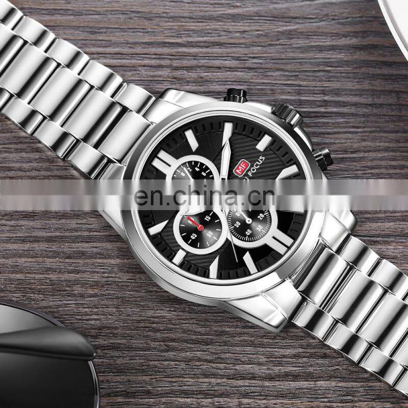 MINI FOCUS MF0134G Men's Luminous Auto Date Quartz Fashion Casual watches