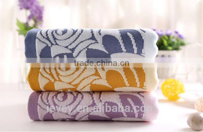 Best quality beautiful design jacquard fabric Egyptian cotton terry towel from China manufactory