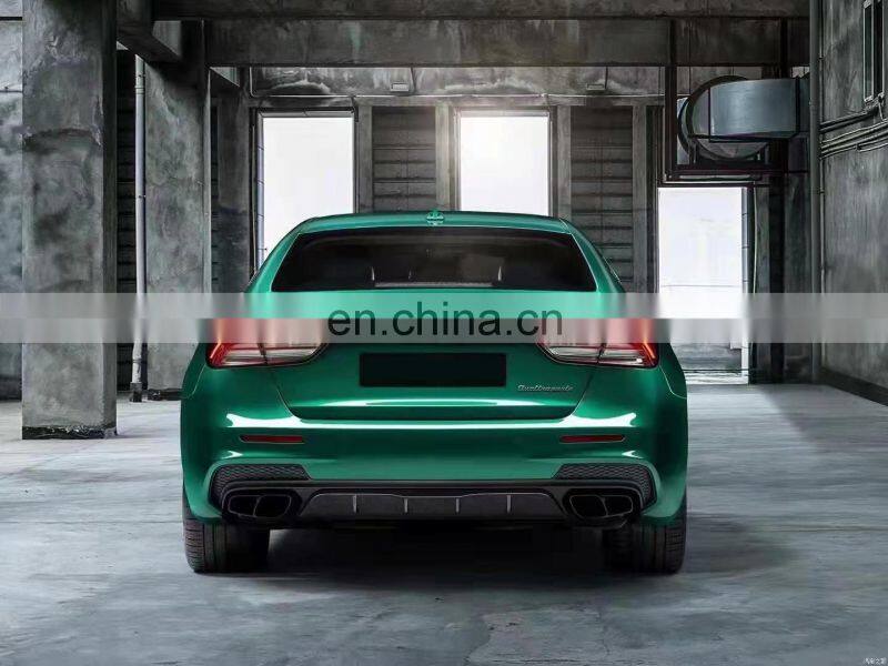 Runde Car Modification PP Material For Maserati Quattroporte UpgradeTrobo Style Body Kit Front Bumper Rear Bumper Side Skirt