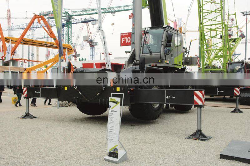 Mobile 85 Ton Zoomlion Rough Terrain Crane Zrt850